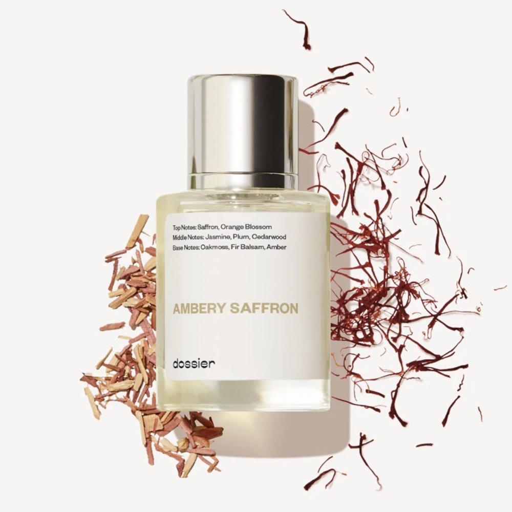 Dossier Ambery Saffron Eau de Parfum New in box 50 ml